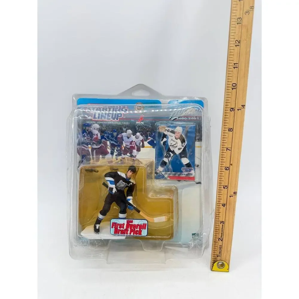 2000 Starting Lineup Vincent Lecavalier Tampa Bay NHL Figure Card New